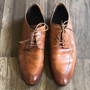 Cole Haan Grand OS Light Brown Leather Split Oxford Shoes 11